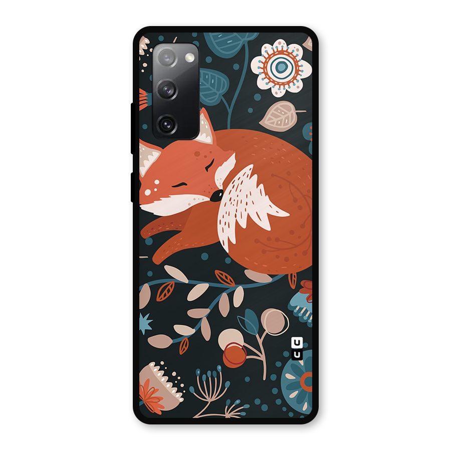 Nordic Arts Sleeping Fox Metal Back Case for Galaxy S20 FE 5G