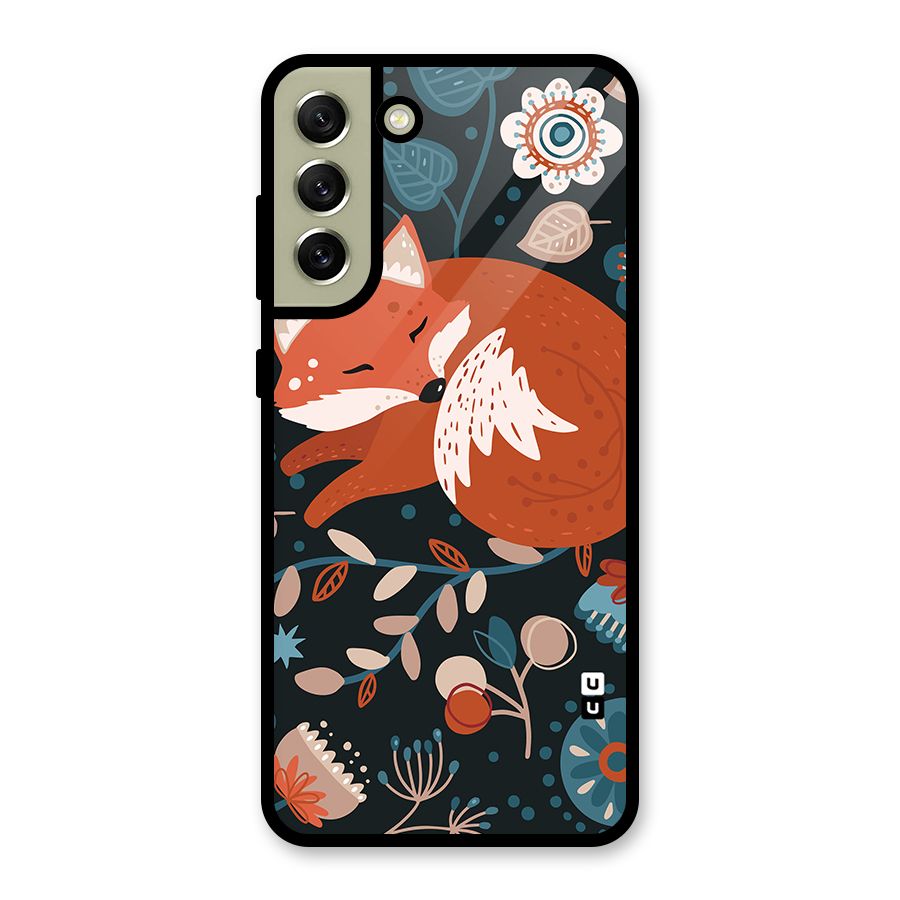 Nordic Arts Sleeping Fox Metal Back Case for Galaxy S21 FE 5G (2023)