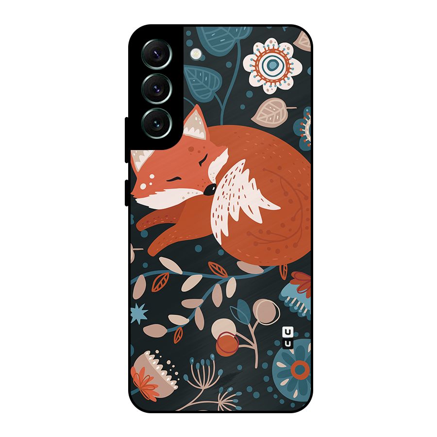 Nordic Arts Sleeping Fox Metal Back Case for Galaxy S22 Plus 5G