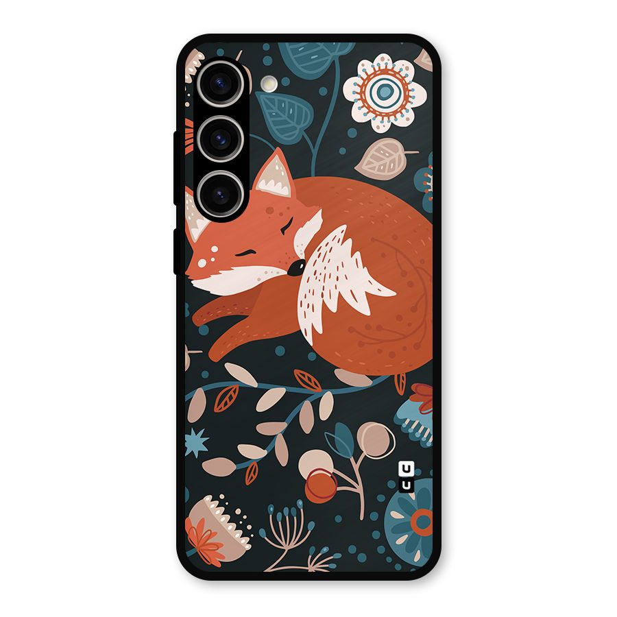 Nordic Arts Sleeping Fox Metal Back Case for Galaxy S23 Plus