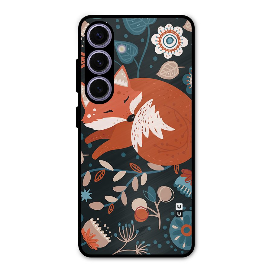 Nordic Arts Sleeping Fox Metal Back Case for Galaxy S24