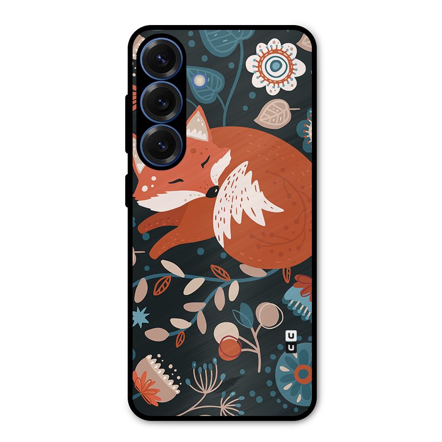 Nordic Arts Sleeping Fox Metal Back Case for Galaxy S25