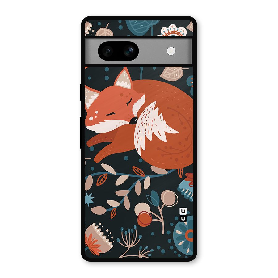 Nordic Arts Sleeping Fox Metal Back Case for Google Pixel 7a