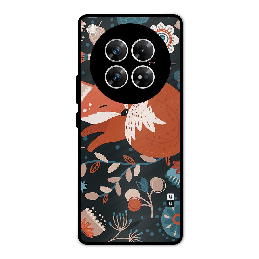 Nordic Arts Sleeping Fox Metal Back Case for Infinix Zero 40 5G