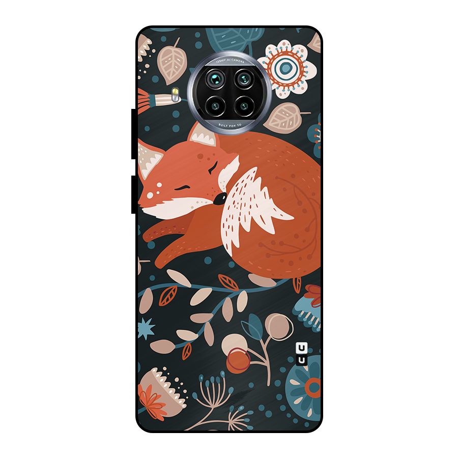 Nordic Arts Sleeping Fox Metal Back Case for Mi 10i
