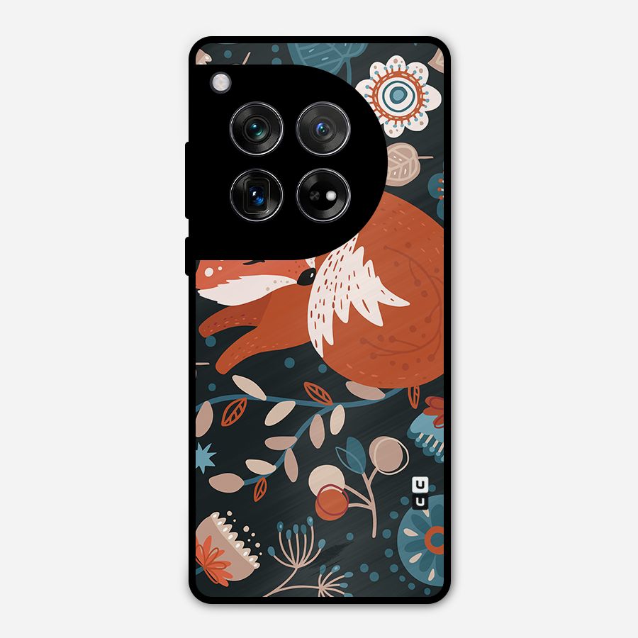 Nordic Arts Sleeping Fox Metal Back Case for OnePlus 12