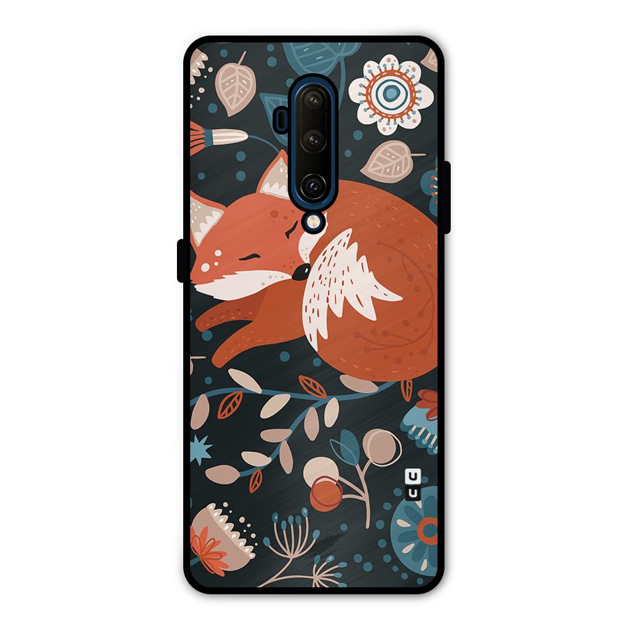 Nordic Arts Sleeping Fox Metal Back Case for OnePlus 7T Pro