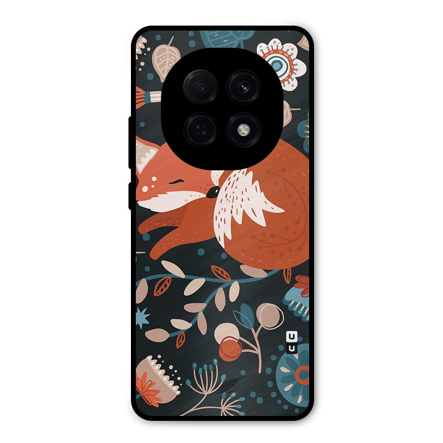 Nordic Arts Sleeping Fox Metal Back Case for Oppo F29 Pro