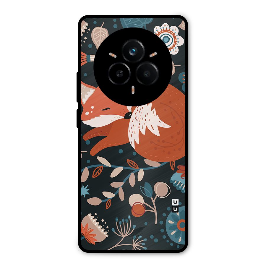 Nordic Arts Sleeping Fox Metal Back Case for Realme 14 Pro Plus