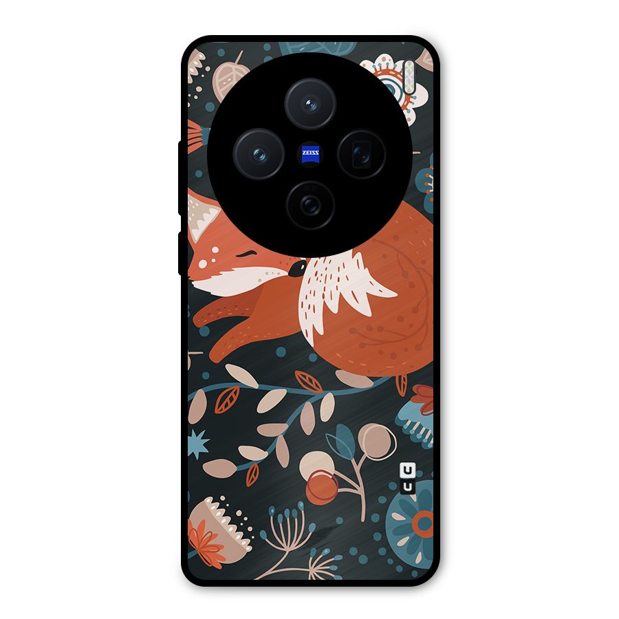 Nordic Arts Sleeping Fox Metal Back Case for Vivo X200