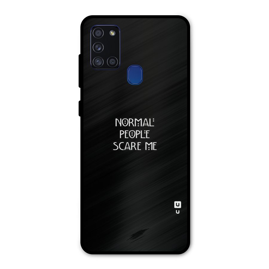 Normal People Metal Back Case for Galaxy A21s