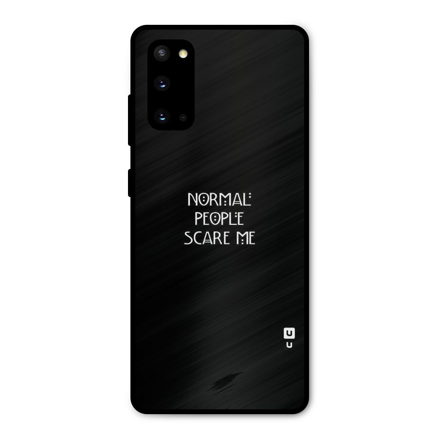 Normal People Metal Back Case for Galaxy S20