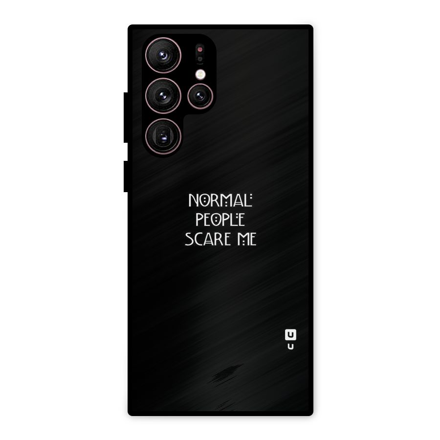 Normal People Metal Back Case for Galaxy S22 Ultra 5G
