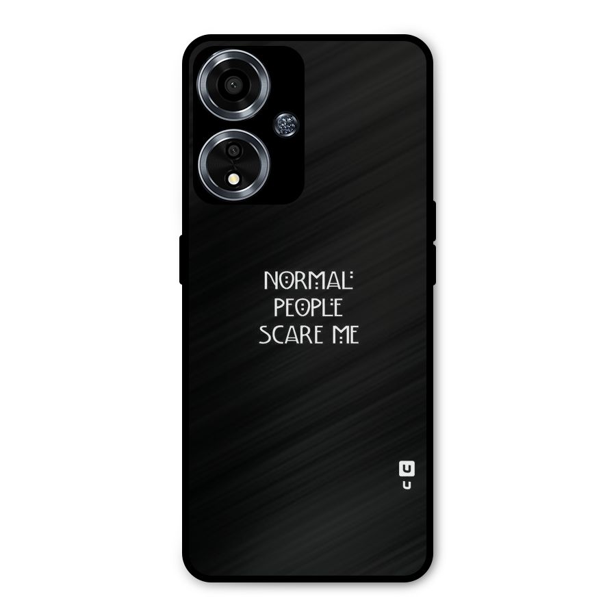 Normal People Metal Back Case for Oppo A59