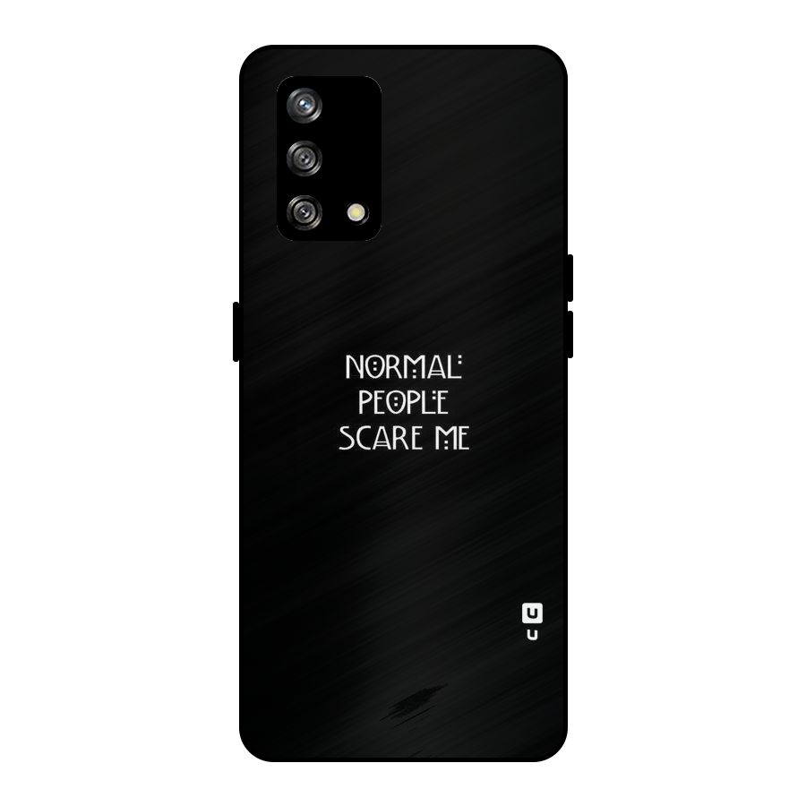Normal People Metal Back Case for Oppo F19