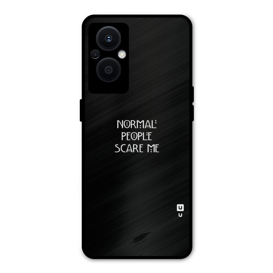 Normal People Metal Back Case for Oppo F21s Pro 5G