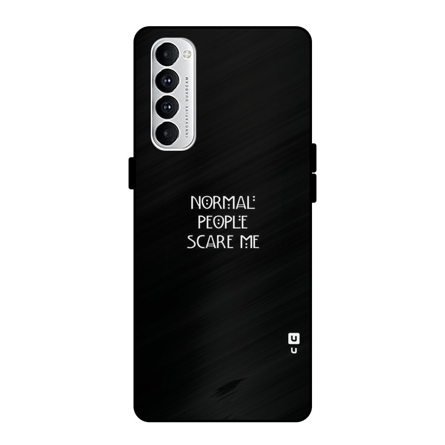 Normal People Metal Back Case for Oppo Reno4 Pro