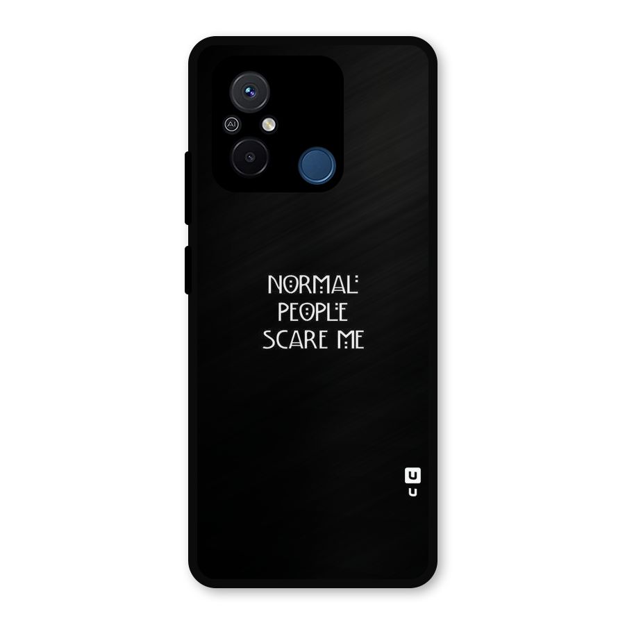 Normal People Metal Back Case for Poco C55