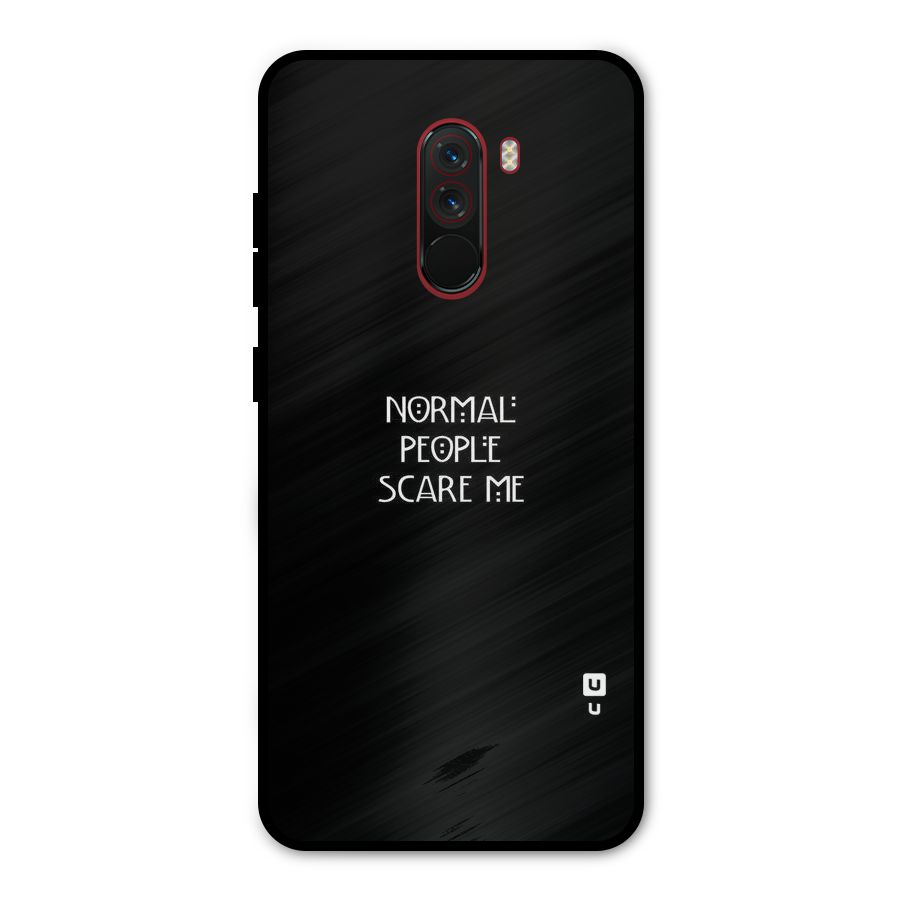 Normal People Metal Back Case for Poco F1