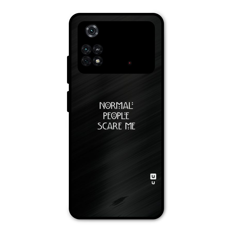 Normal People Metal Back Case for Poco M4 Pro 4G