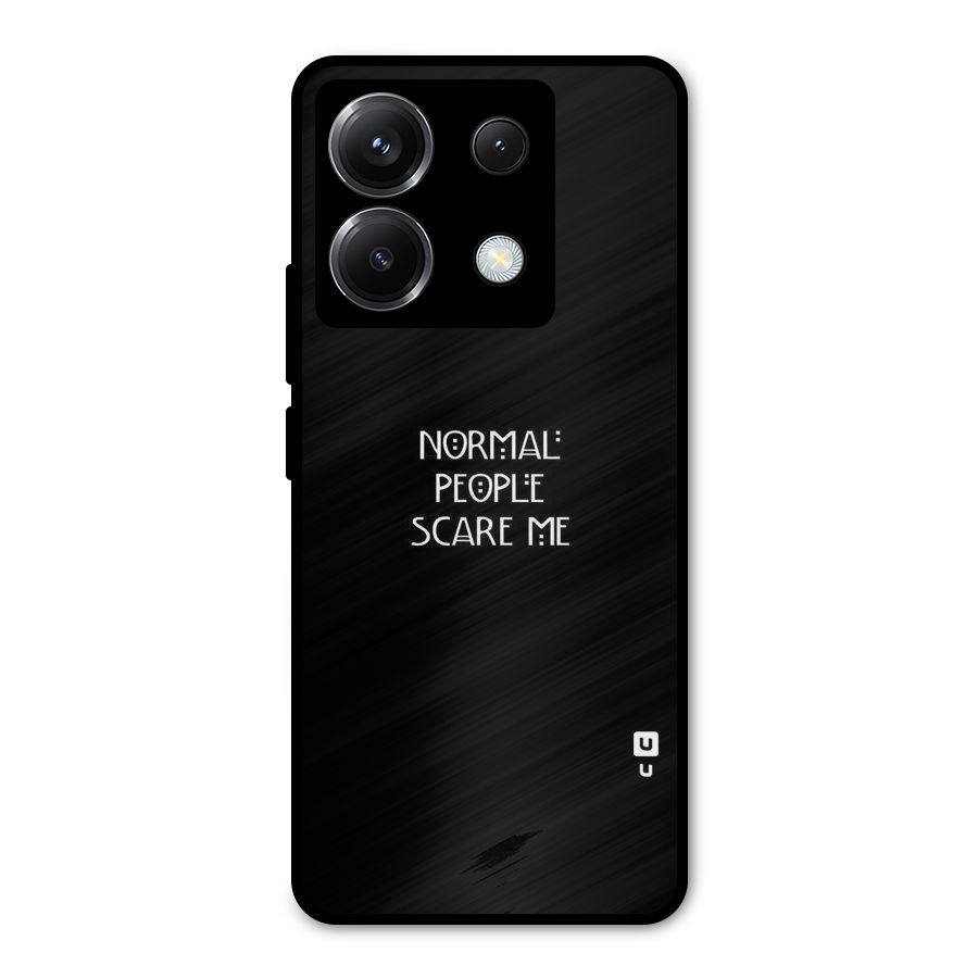 Normal People Metal Back Case for Poco X6