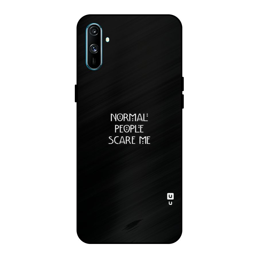 Normal People Metal Back Case for Realme C3