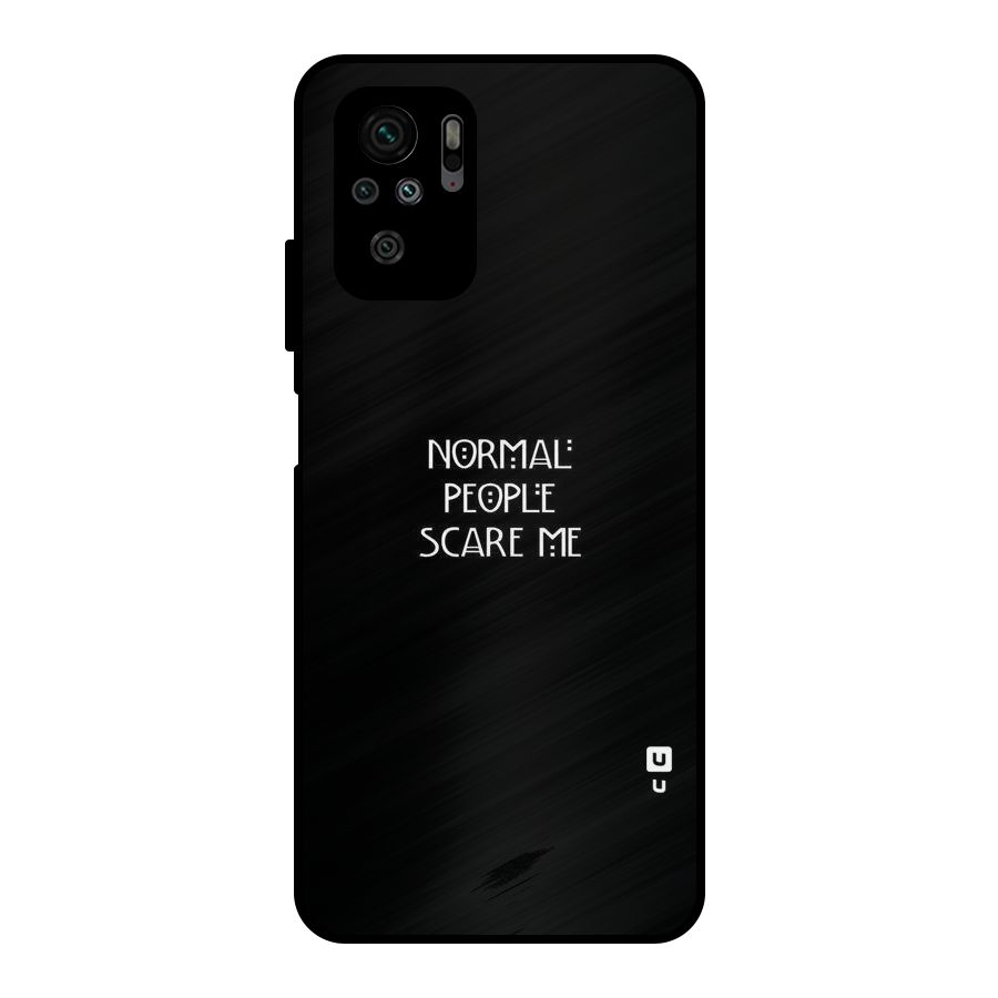 Normal People Metal Back Case for Redmi Note 10S