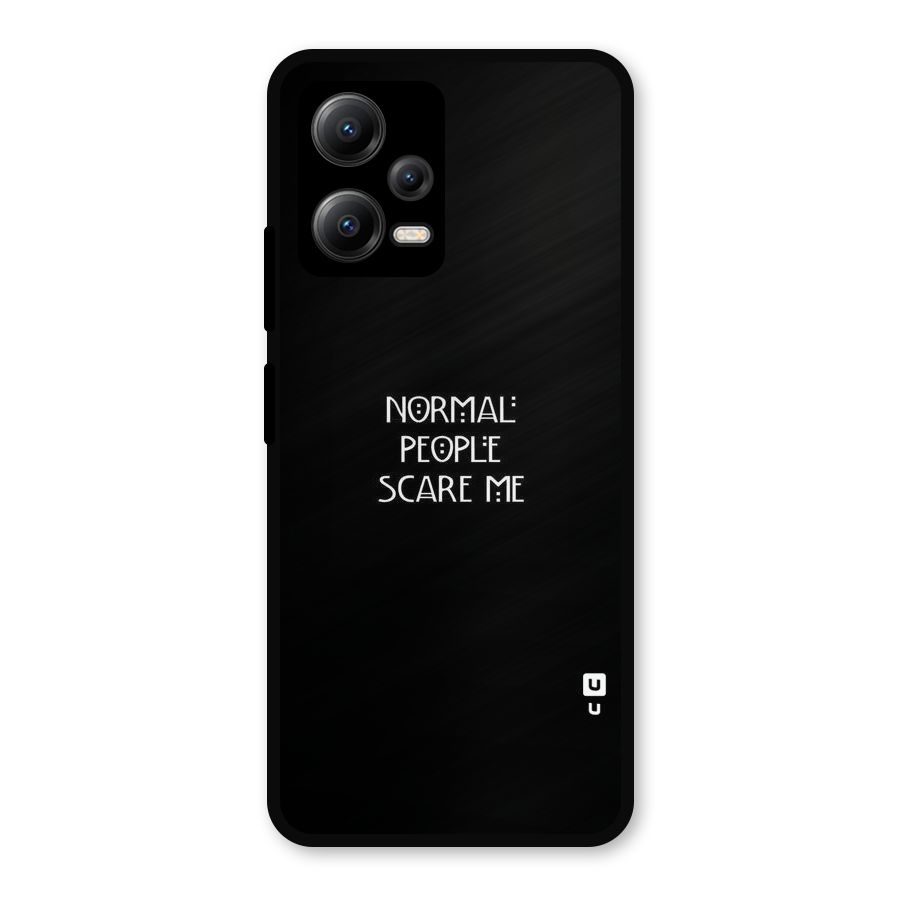 Normal People Metal Back Case for Redmi Note 12 5G