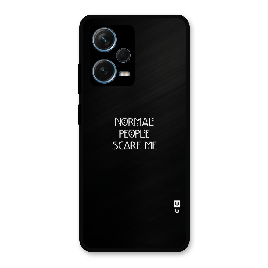 Normal People Metal Back Case for Redmi Note 12 Pro Plus 5G
