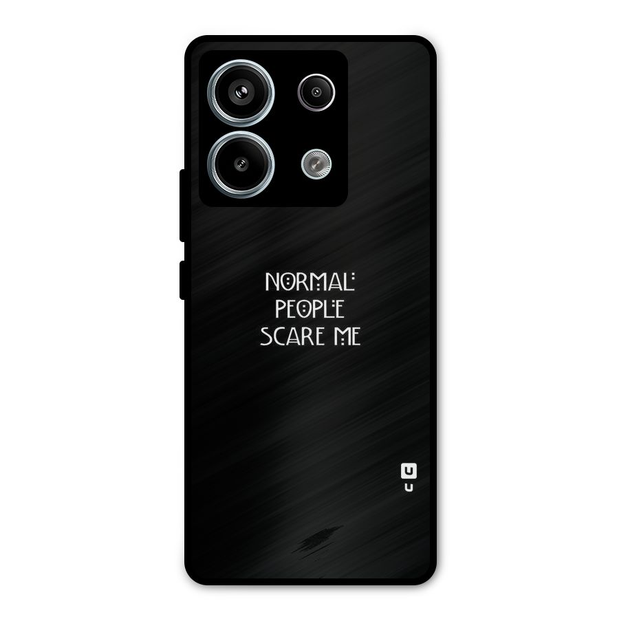 Normal People Metal Back Case for Redmi Note 13 Pro 5G
