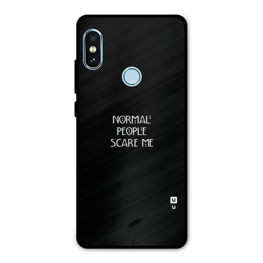 Normal People Metal Back Case for Redmi Note 5 Pro