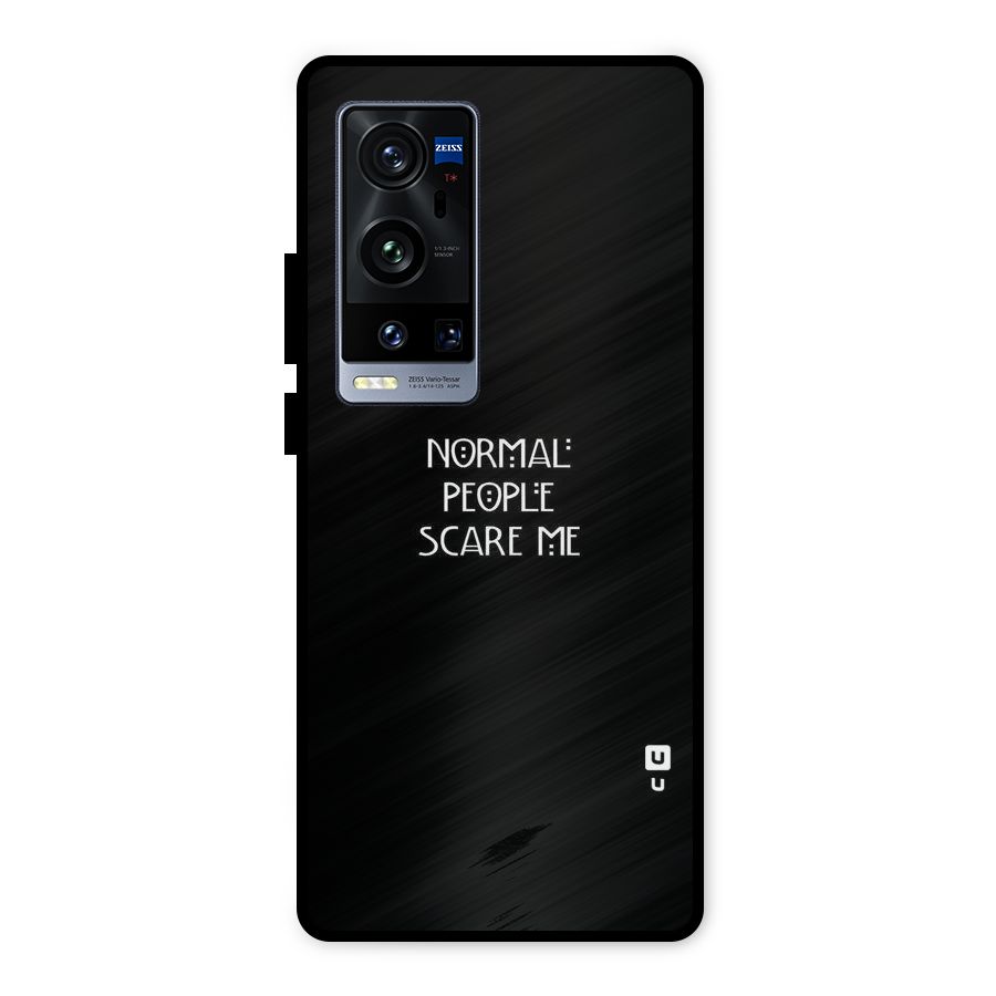 Normal People Metal Back Case for Vivo X60 Pro Plus