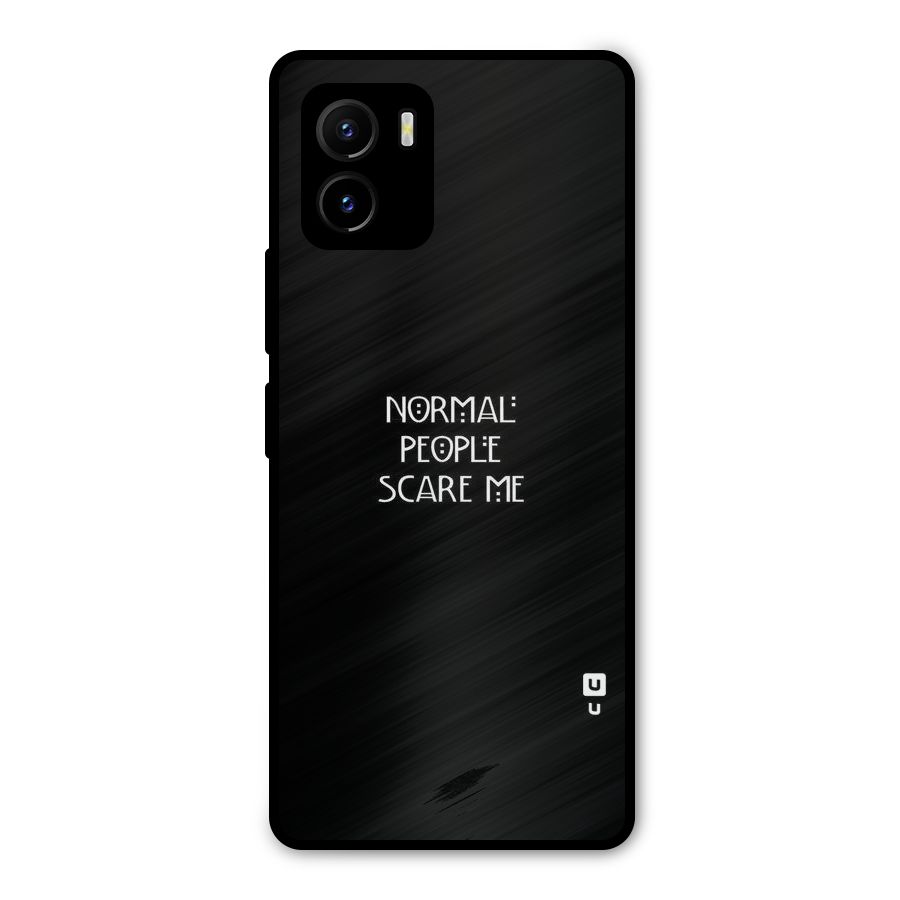 Normal People Metal Back Case for Vivo Y15s