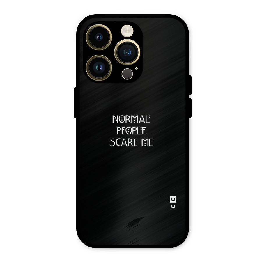 Normal People Metal Back Case for iPhone 14 Pro