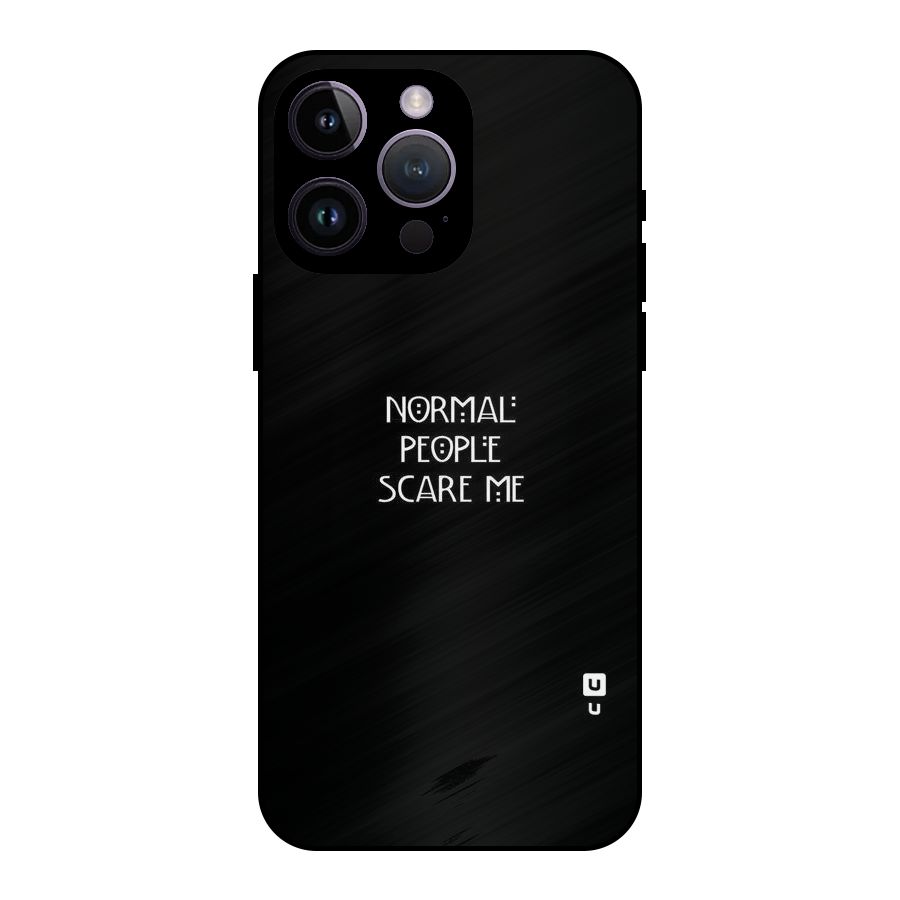 Normal People Metal Back Case for iPhone 14 Pro Max