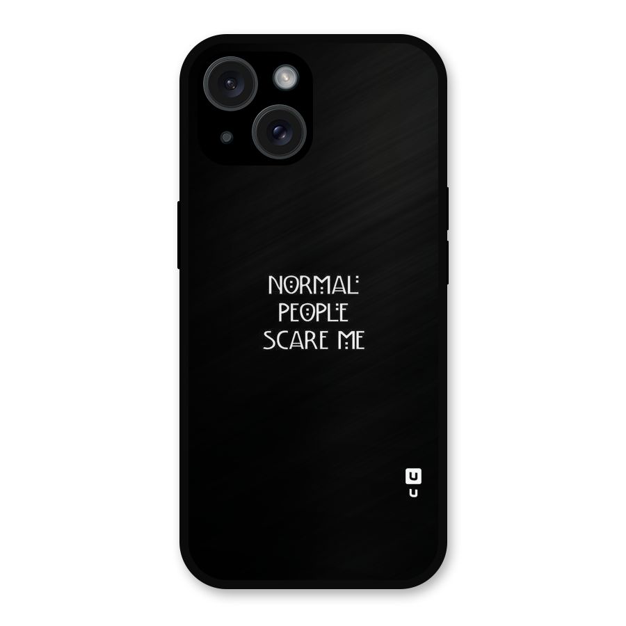 Normal People Metal Back Case for iPhone 15