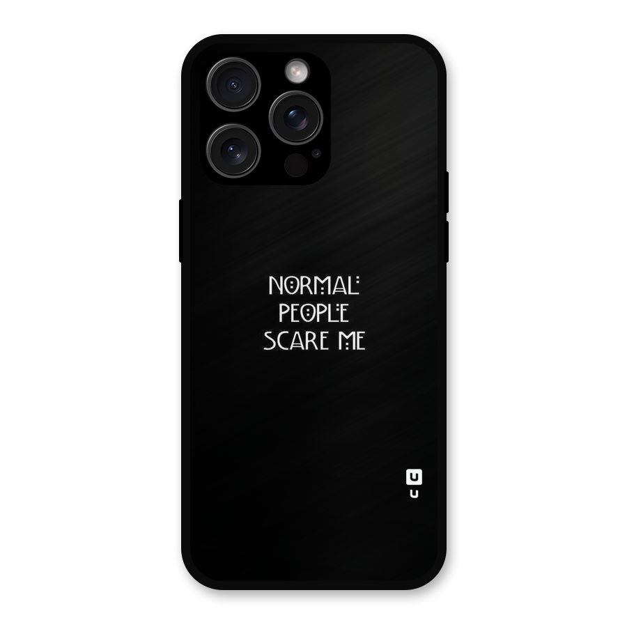 Normal People Metal Back Case for iPhone 15 Pro Max