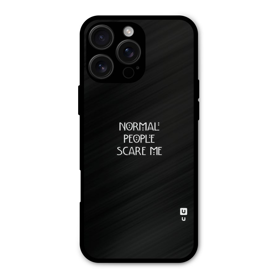 Normal People Metal Back Case for iPhone 16 Pro Max