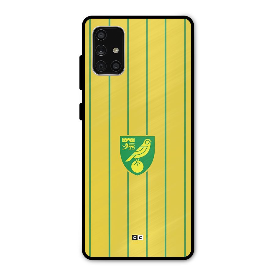 Norwich City Metal Back Case for Galaxy A71