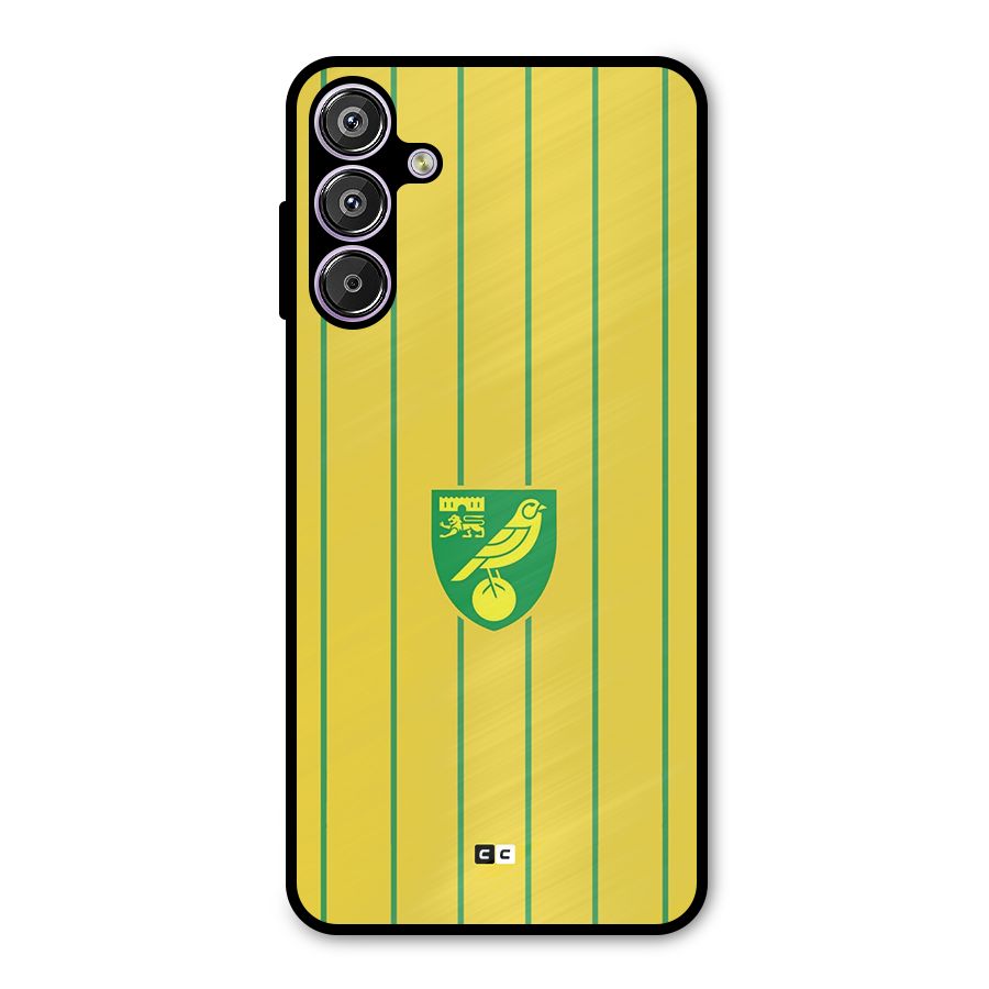 Norwich City Metal Back Case for Galaxy M15