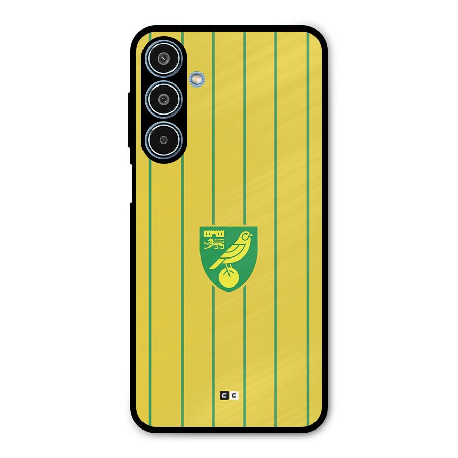 Norwich City Metal Back Case for Galaxy M35