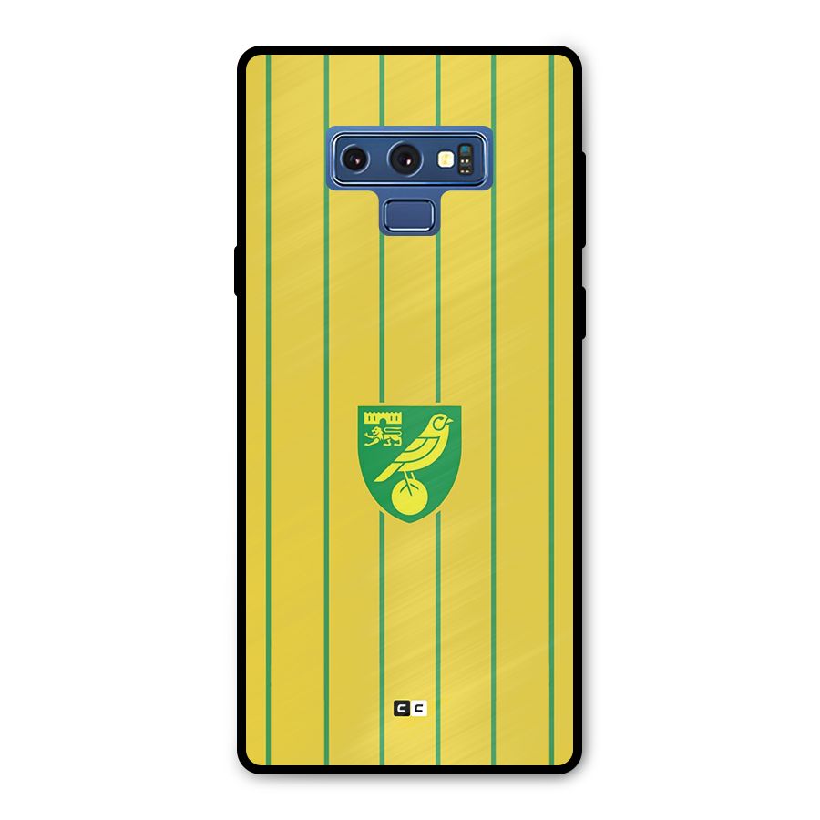 Norwich City Metal Back Case for Galaxy Note 9