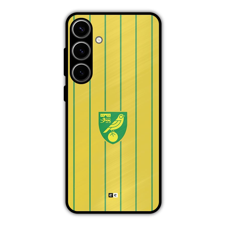 Norwich City Metal Back Case for Galaxy S24 Plus