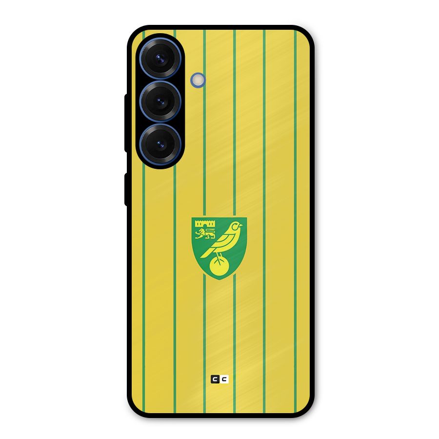 Norwich City Metal Back Case for Galaxy S25