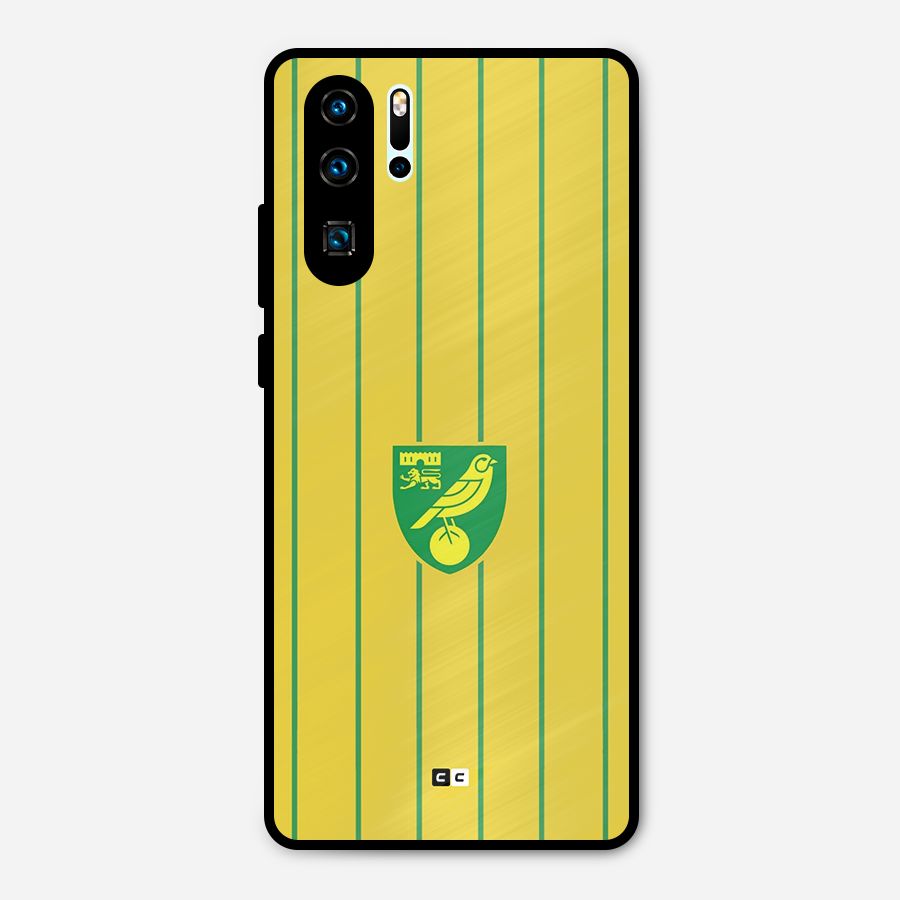 Norwich City Metal Back Case for Huawei P30 Pro