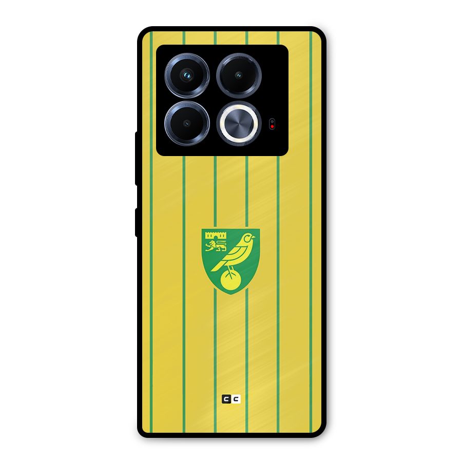 Norwich City Metal Back Case for Infinix Note 40 5G