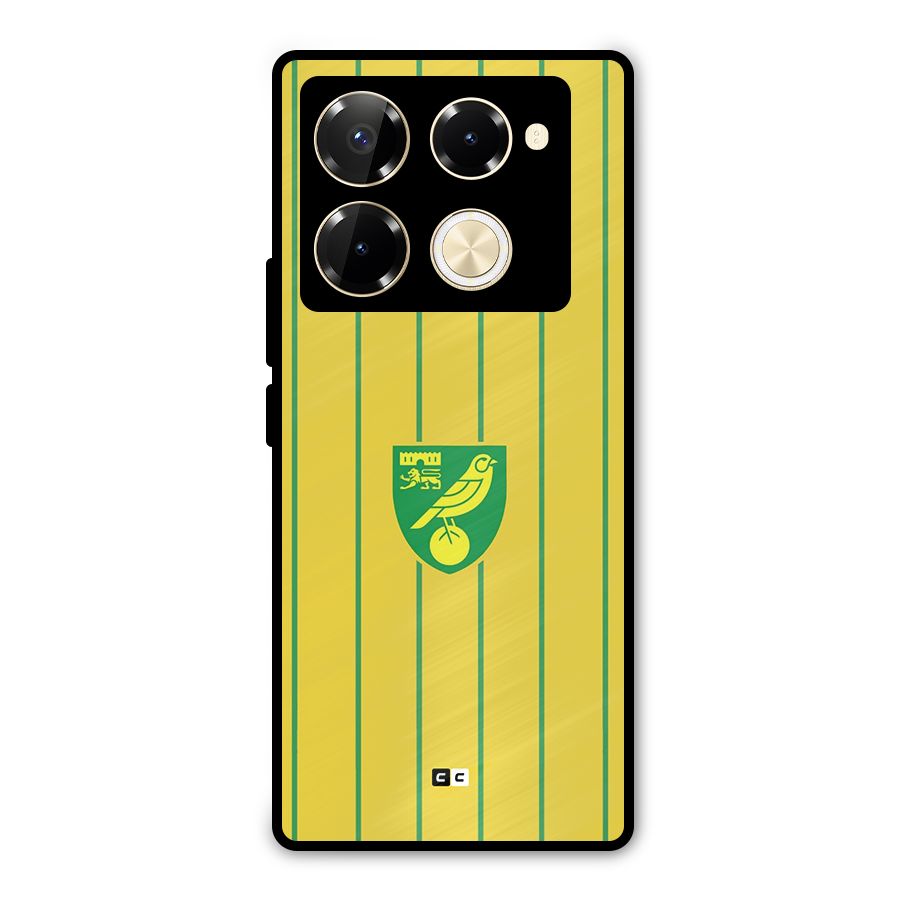 Norwich City Metal Back Case for Infinix Note 40 Pro