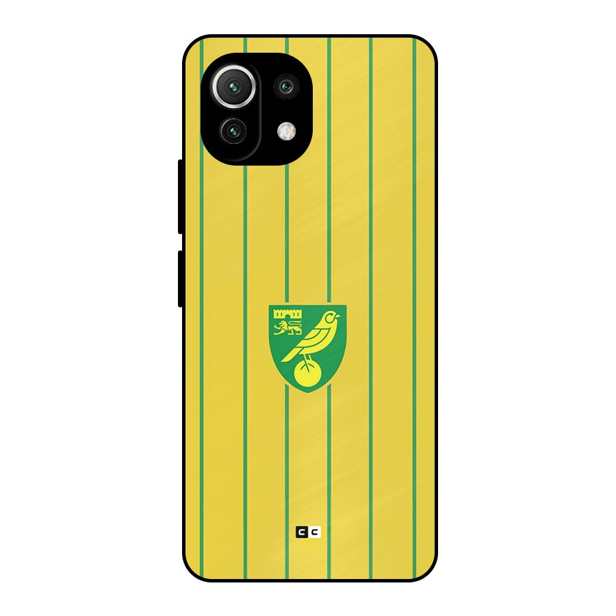 Norwich City Metal Back Case for Mi 11 Lite NE 5G