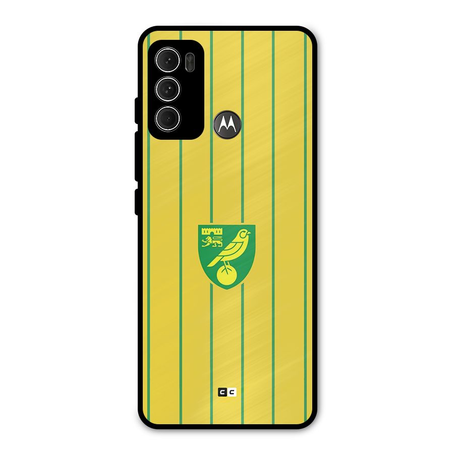 Norwich City Metal Back Case for Moto G60