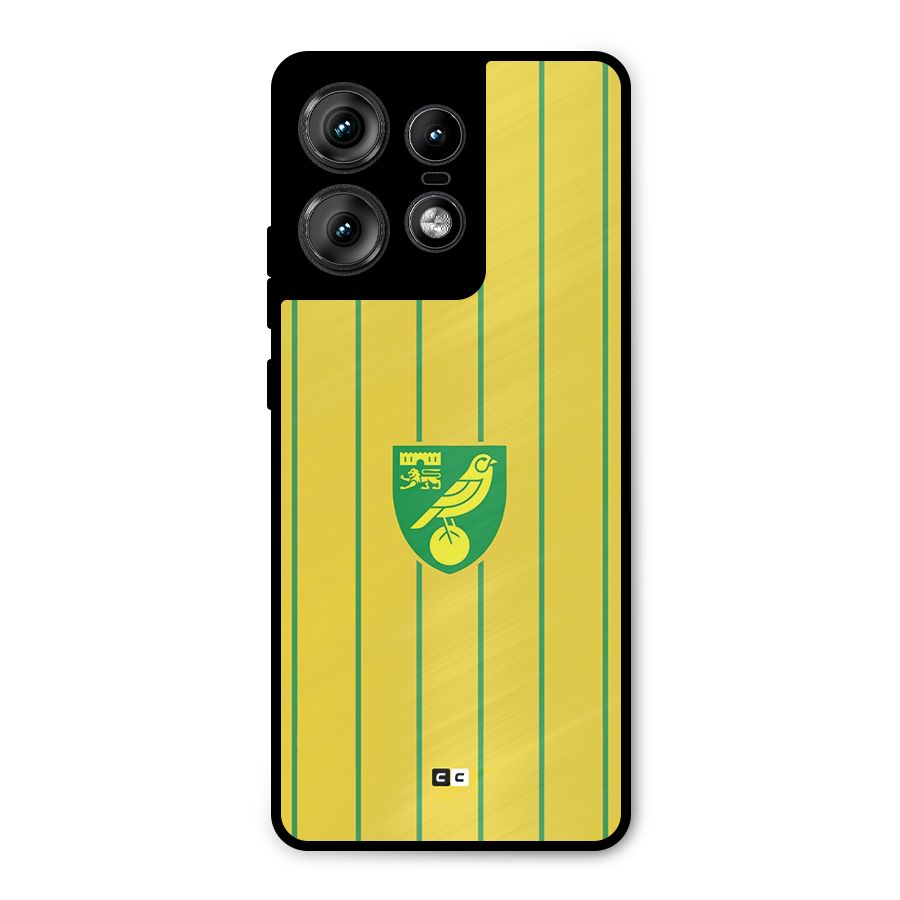 Norwich City Metal Back Case for Motorola Edge 50 Pro